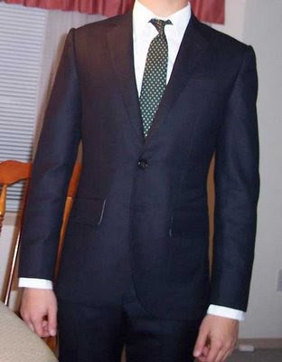 2 button flannel suit