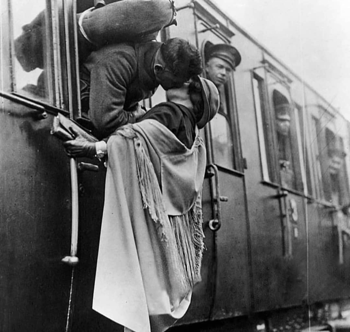 Poignant moment before troubled times